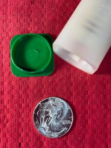 1987 Silver Eagles - 20 coin Lot in container- All Mint BU+++