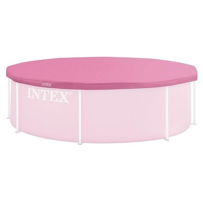 Intex 28019E Pink Pool Cover for 8ft Round Metal Frame Pools