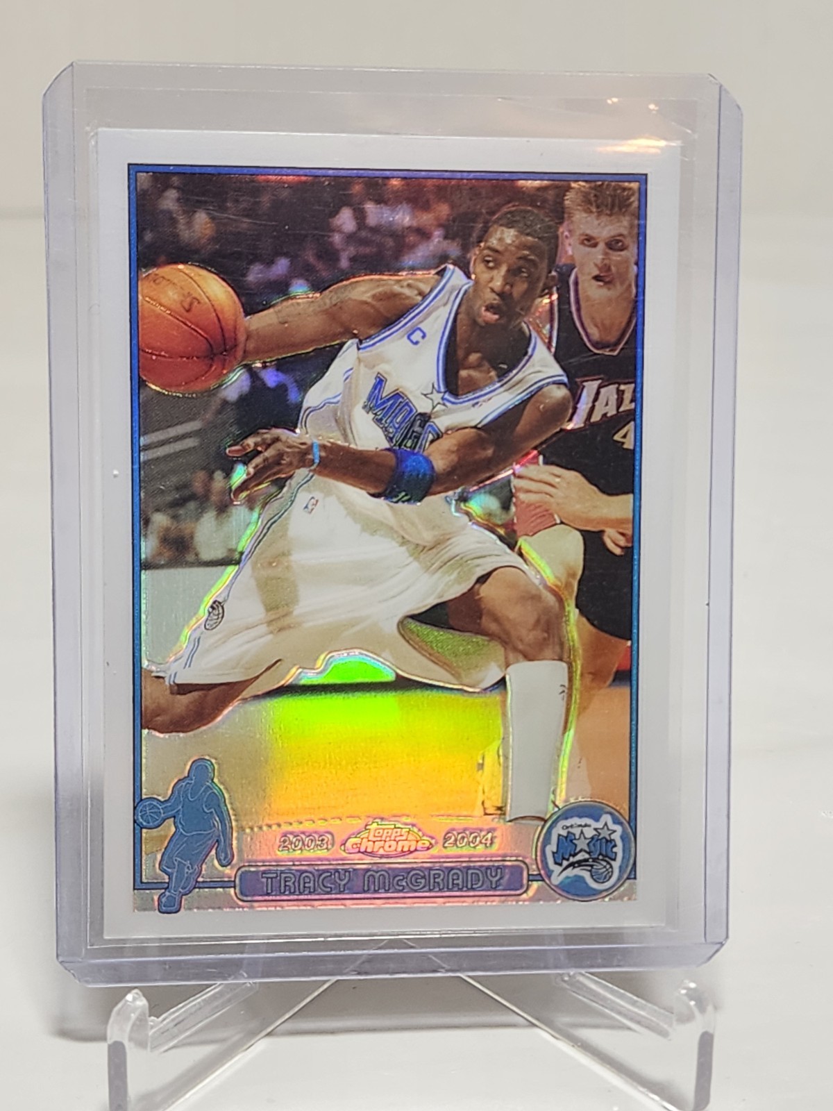 2003-04 Topps Chrome TRACY MCGRADY REFRACTOR #1 MAGIC HOF SP RARE🔥