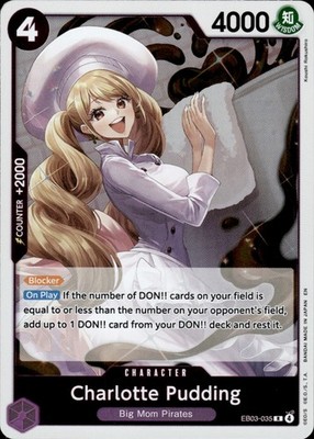 Charlotte Pudding | EB03-035 | One Piece | Heroines Edition | Foil |50% Off 2nd