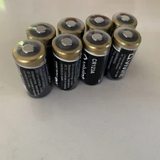 8 PACK LITHIUM CR123A 3V BATTERY CELL - ramway new sealed