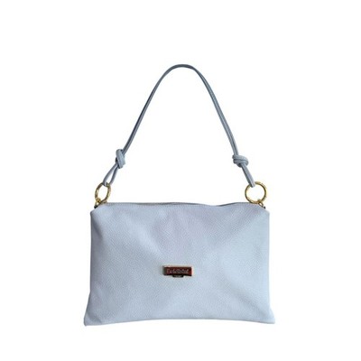 Baldinini Trend Blue Leather Women Bag 100% Authentic