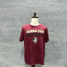 Nike Florida State Seminoles Football T Shirt Mens XL Garnet FSU NCAA Graphic