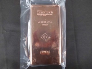 Kupferbarren 5kg 5000g Feinkupfer 999.9 Leipziger Edelmetallverarbeitung LEV