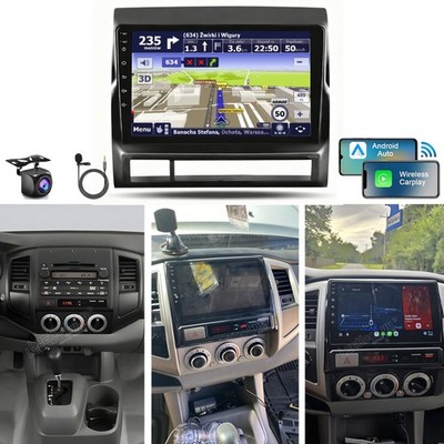 2+64G For 2005-2013 Toyota Tacoma Car Stereo Radio Apple Carplay Android Camera