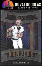 2025 Panini Select #3 Ja'Marr Chase Select Numbers