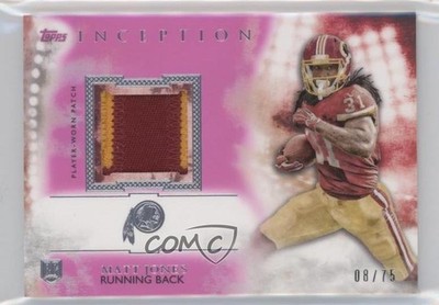 2015 Topps Inception Rookie Patch Magenta 8/75 Matt Jones #RP-MJ Patch RC 05fy