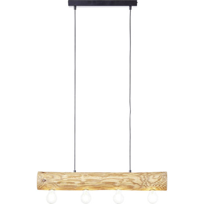 Brilliant Trabo 99432/35 Pendelleuchte Lampe E27 Eiche Holz Esszimmer