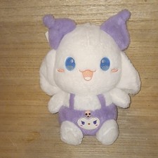 Sanrio Cosplay Cinnamoroll plush wearing a Kuromi outfit.