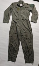 US Military CWU-27P Flight Suit Mens 42R Flame Resistant Flyers Coveralls Nomex
