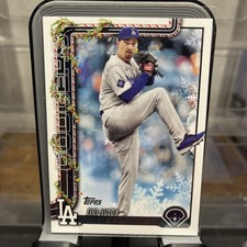 2025 Topps Holiday - Blake Snell #H135 Holiday Variation Back