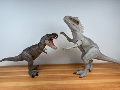 Jurassic World Destroy 'N Devour Indominus Rex & Bite 'N Fight T Rex Spielfiguren