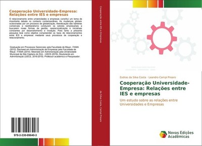 Cooperação Universidade-Empresa: Relações entre IES e empresas Esdras Da Silva C