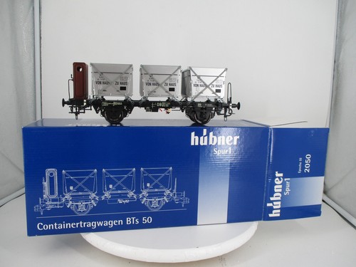 Hübner Spur 1 20250 Containertragwagen BTs 50  in OVP | Zustand: Gebraucht