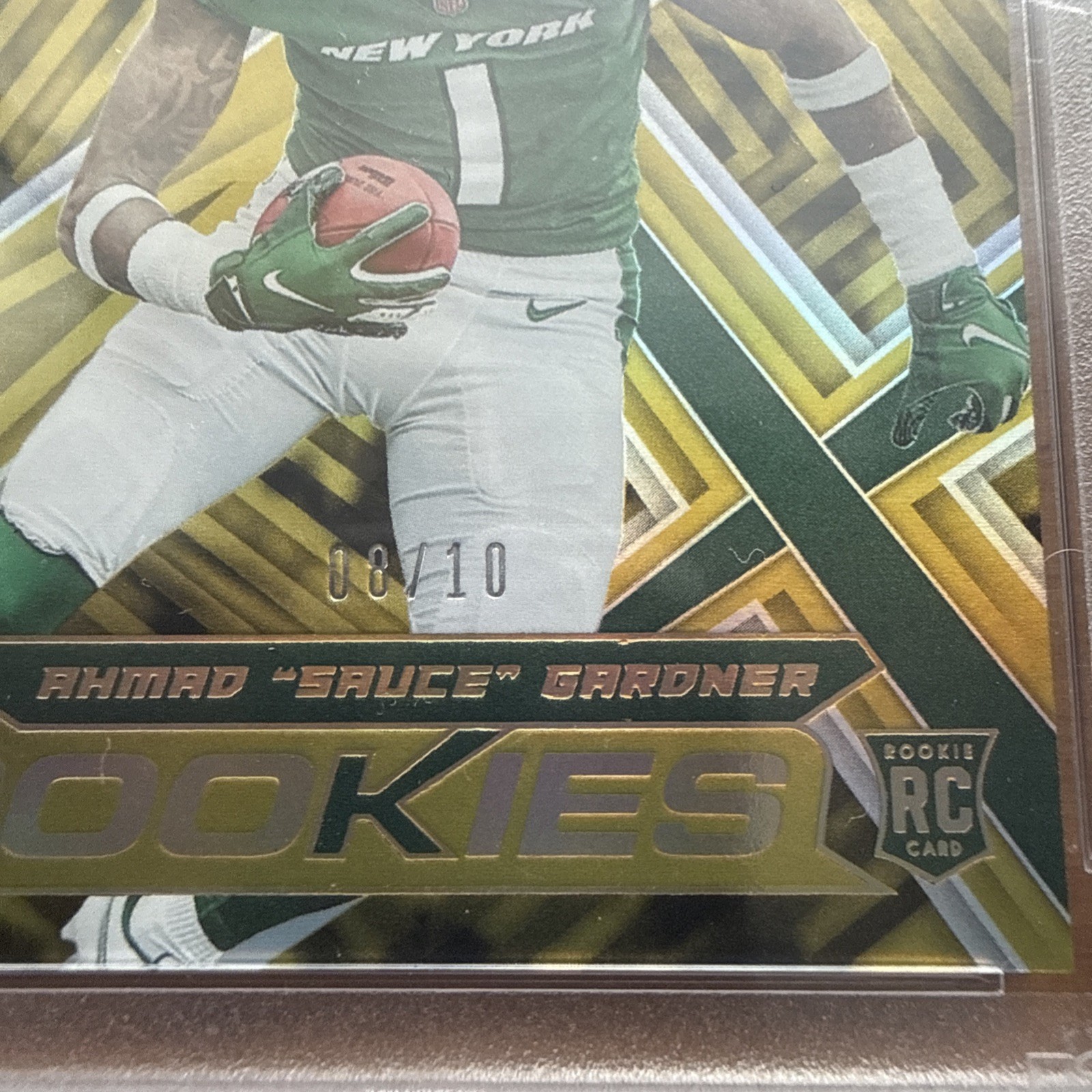 Ahmad "Bruce" Gardner 2022 Panini XR  Xtreme Rookies Gold /10 PSA 10 view 3