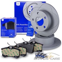 ATE Powerdisc Bremsscheibe+Ceramic BelÄGe Hinten FÜR Audi A6 Skoda VW Passat 3B
