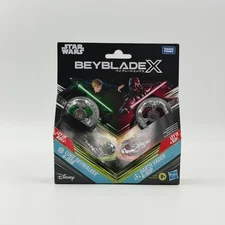 Beyblade X Star Wars Luke Skywalker 4-80B Darth Vader 4-60P New