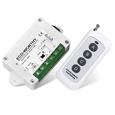 ECO-WORTHY 12V 24V DC Motor Wireless Remote Control Kit, 8V-35V Electric Swit...