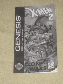 X-Men 2: Clone Wars Complete in Box for Sega Genesis. Authentic. Cleaned/Tested