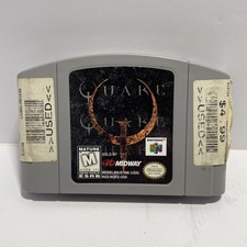 Quake 1 Nintendo 64 N64 Original Midway Authentic Genuine Game Only Tested Works