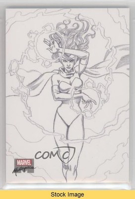2022 Upper Deck Marvel Masterpieces Preliminary Art Scarlet Witch READ 18f3