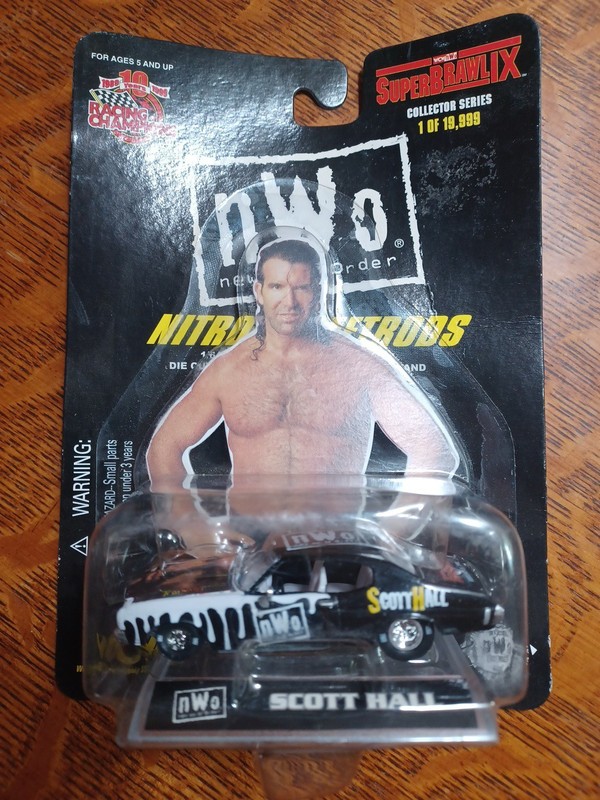 WCW / NWO Street Rods Scott Hall 1 of 20K MOC Superbrawl IX RAM