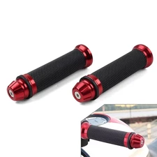 7/8" Handle Bar Hand Grip Motorcycle Red  For Yamaha For Honda For Suzuki