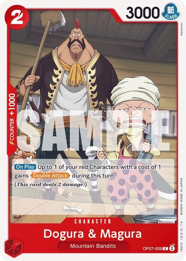 One Piece - Dogura & Magura - 500 Years in the Future OP07-009 - NM