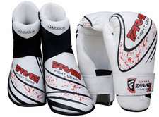 Farabi Kickboxing Taekwondo Gloves Semi Contact Karate Boots & Gloves Each