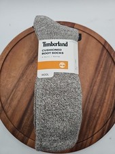 Socks Timberland Men Cushioned Boot 4pairs Wool Brown Gray
