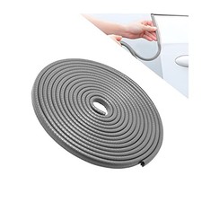 Car Door Edge Guards Car Edge Rubber Seal Trim Protector, No Glue 16FT Gray