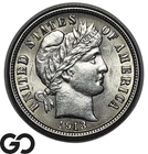 1913 Barber Dime, Flashy Choice BU++