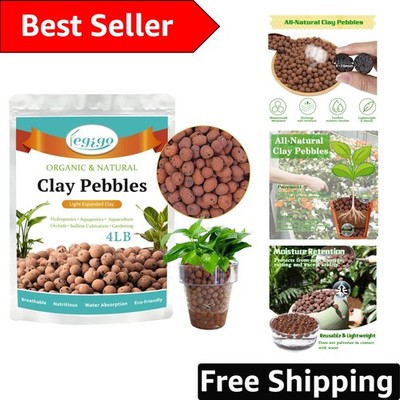 Versatile 4 LB Clay Pebbles for Plants - Balance Aeration and Moisture Retention