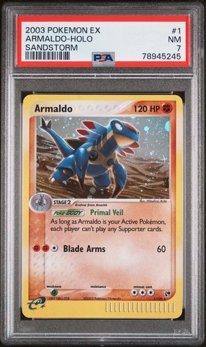 Armaldo graded PSA 7 for sale on eBay