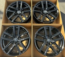 18 Gloss Black Lexus Is250 Is350 Wheels Rims Factory Oem Staggered 2014-2020
