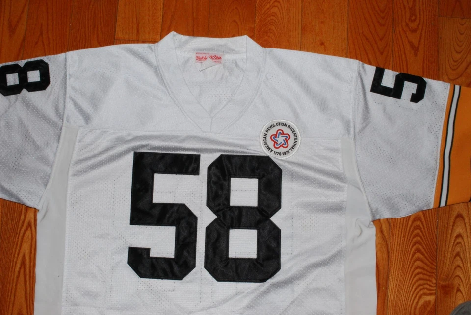 Camiseta deportiva Mitchell & Ness x NFL Authentics Throwbacks Jack Lambert #58 Steelers Foto 2 de 4