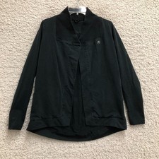 Lululemon Jacket 4 Adult Blue Belle Wrap Snap Collar French Terry Open Womens