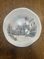 Italian Handmade Effetti d'Arte 8.75” Italy Venezia Venice Pasta Salad Bowl