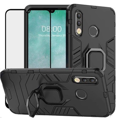 for Huawei P30 Lite Case, 2 in 1 Hybrid Heavy Duty Armor Shockproof Defender ...
