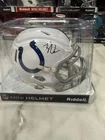 Tyler Warren Autographed Mini Helmet Certified By Fanatics- Indianapolis Colts