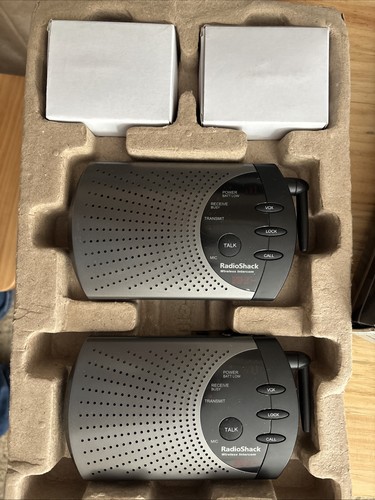 Set Of 2 Radio Shack 900mhz Wireless Intercom System 43-124 With AC Adapter - Picture 2 of 6