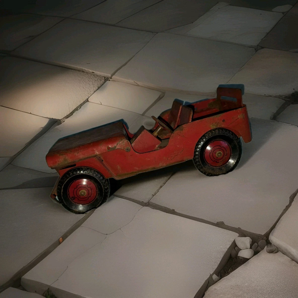 Marx Jeep Vintage Manufacture Diecast Cars, Trucks & Vans for sale