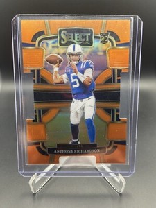 2023  Anthony Richardson Select Concourse Orange Prizms Die Cut /499 RC #43
