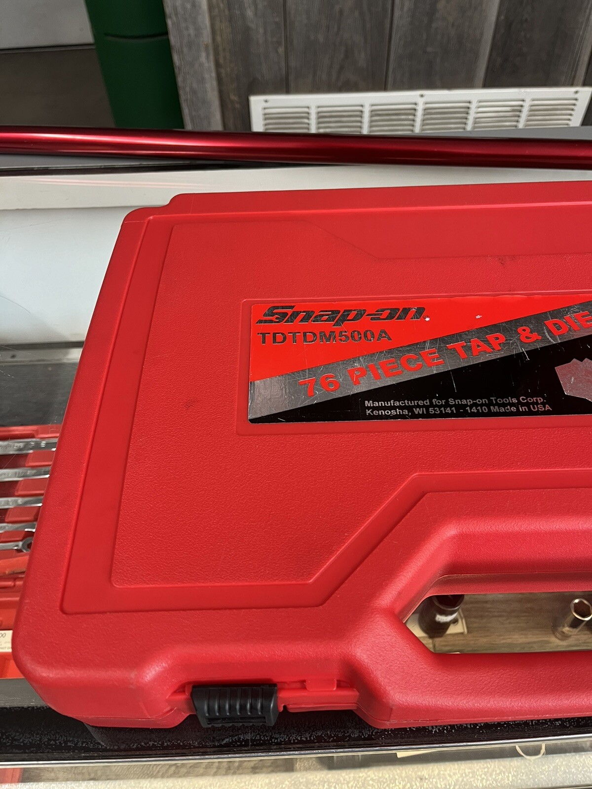 SnapOn 76Piece Tap and Die Master Set TDTDM500 SAE & METRIC *NICE