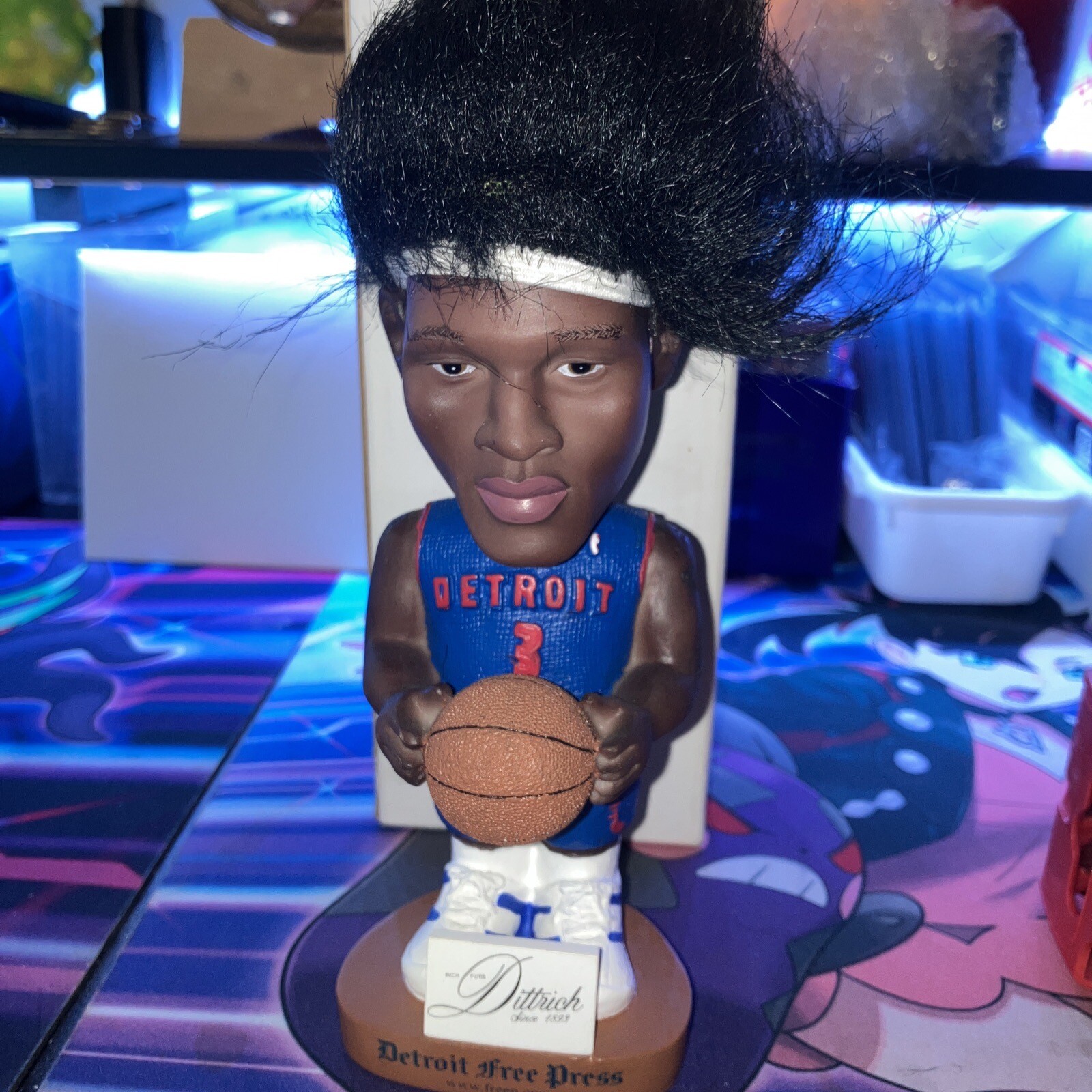 BOBBLE DOBBLES NBA BEN WALLACE DETROIT PISTONS BOBBLEHEAD Fro eBay