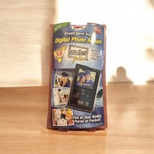 WALLET PIX - Credit Card Size Digital Photo Album - As Seen on TV - NEW