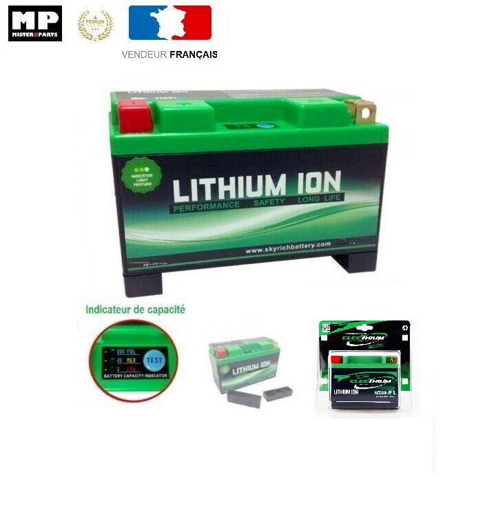 Batterie moto Beta RR 125 SM roues à batons pour démarrage à froid