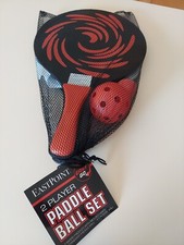 East Point 2 Player Paddle Ball Set - Includes 2 Paddles  2 Balls