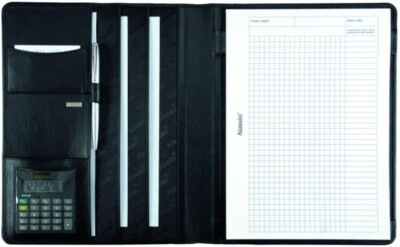 Alassio Konferenzmappe Cremona I Leder Din A4 Schwarz 43006-1 (4021068043613)
