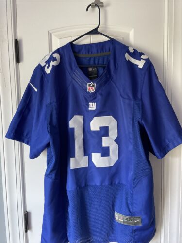Authentic Nike NFL Giants Odell Beckham Jr Jersey Stitched 48 On Field - Picture 1 of 4